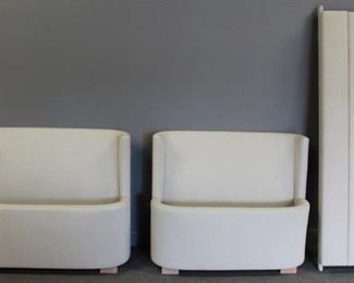 Pair Of Upholstered Single Beds