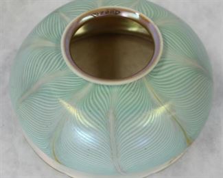 QUEZAL Signed Favrille Glass Shade
