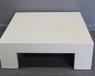 ROBERT KUO White Lacquered Sectional Table