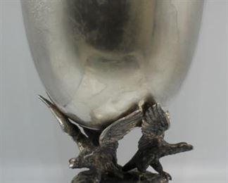 SILVER Continental Silver Pedestal Vase