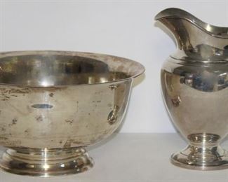 STERLING American Hollow Ware Grouping