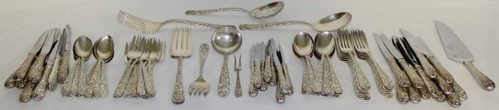 STERLING S Kirk Sterling Repousse Flatware