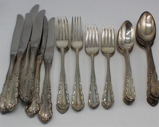STERLING Pc Wallace Shenandoah Flatware Set