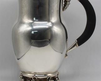 STERLING Woodside Sterling Co Sterling Pitcher