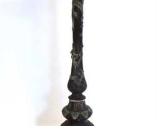 th Century Japanese Bronze Lamp Base
