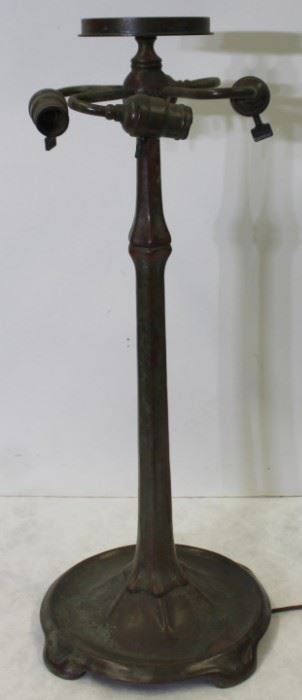 TIFFANY STUDIOS Patinated Bronze Art Nouveau
