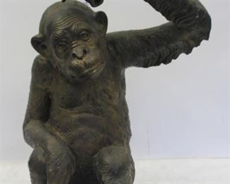 Vintage And Well Executed Bronze Monkey
