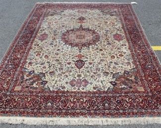 Vintage Signed and Finely Hand Woven Carpet