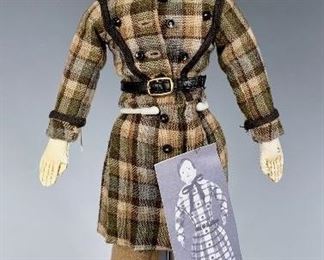 Early German China Young Man Doll C. 1840     