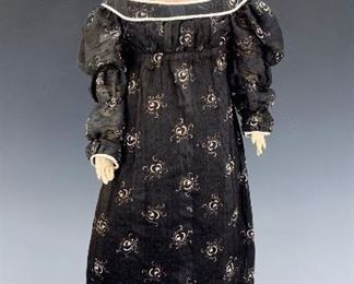 German Papier Mache Doll C. 1840's       