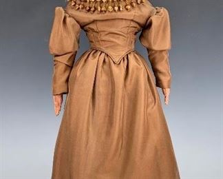 German Greiner-Type China Doll C. 1850     