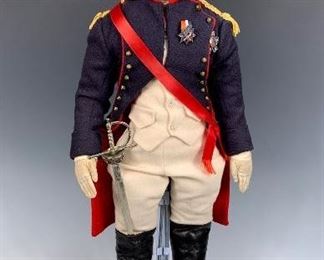 French Papier Mache "Napoleon" C. 1840            