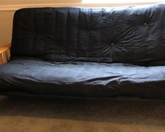 Futon on Mission Style Bedframe