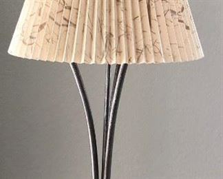 Floor Lamp w Pleated Shade