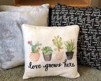 Assorted Throw Pillows