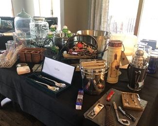 Summer Partyware, cheese boards, coolers, baskets, bottle openers, baskets, drink dispensers and much more