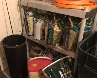 Grass seed, and planter rings