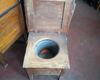 OAK POTTEY SEAT