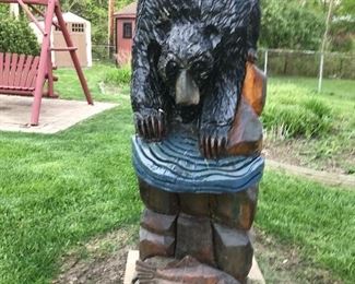 Kane  - Large Wood Sculpture