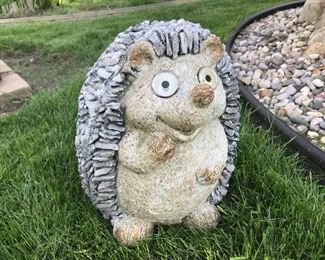Hedgehog Yard Art
