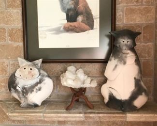 The Dewey Studio - Cat Sculptures