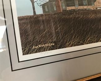 Jim Harrison - signed, numbered