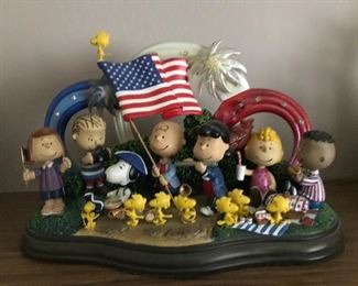 Danbury Mint Lighted Peanuts Collection
