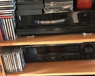 Kenwood Stereo   System - Turntable and CDs