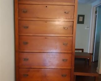 Very tall, this gives new meaning to a Highboy, dresser storage unit