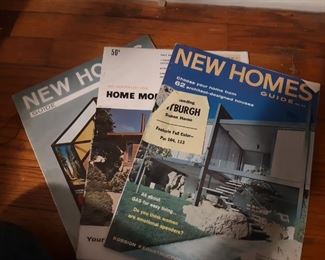 New homes magazines from the 50s