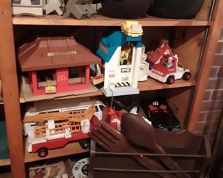 Lots of vintage Fisher Price toys