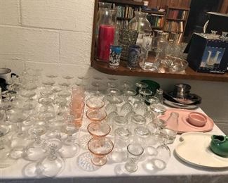 Vintage glassware