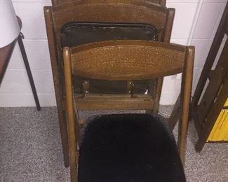 Vintage foldable chairs