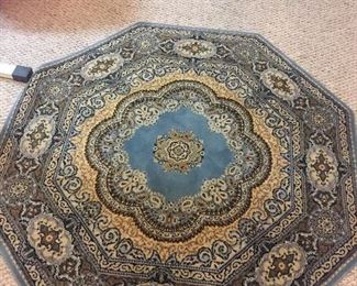 Octagonal rug