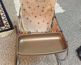 Vintage baby highchair/play chair