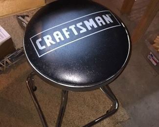 Craftsman work bench stool
