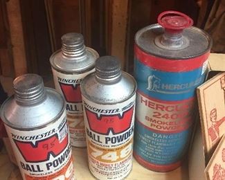 Winchester ball powder cans