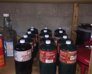 Propane containers- full