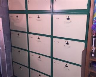 Allsteel sliding drawer locker/storage system - 3 sections