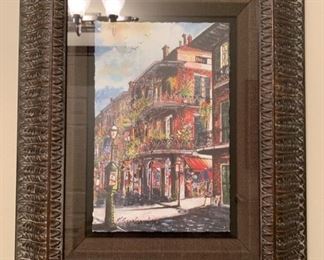 41. (6) NEW ORLEANS STREET SCAPES WALL ART (2 - 20.5" x 16") (4 - 16" x 20")