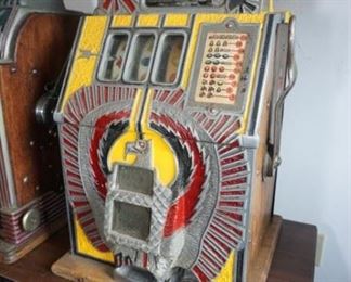 Mills War Eagle 5 cent slot machine