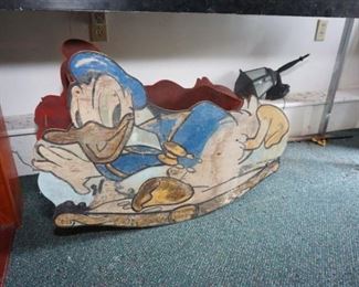 Donald Duck childs rocking horser