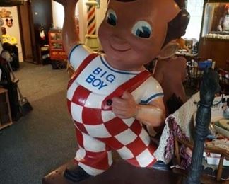 8 foot tall Fiberglass Bid Boy Statue - ORIGINAL