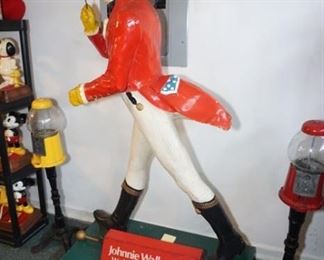 Life-Sized Johnnie Walker Red Store display
