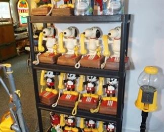 Vintage disney telephones