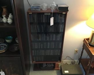 Large case of Cd’s