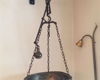 VINTAGE COPPER HANGING SCALE