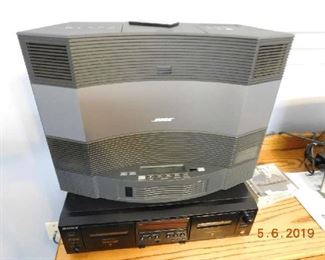 Bose Wave radio with 5 CD player.
