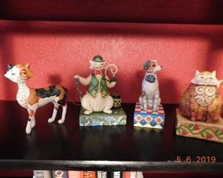 Jim Shore's figurines.