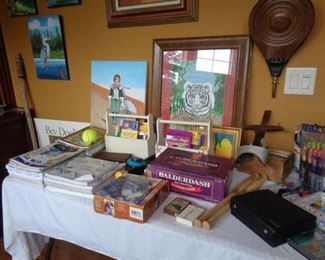 art supplies & games